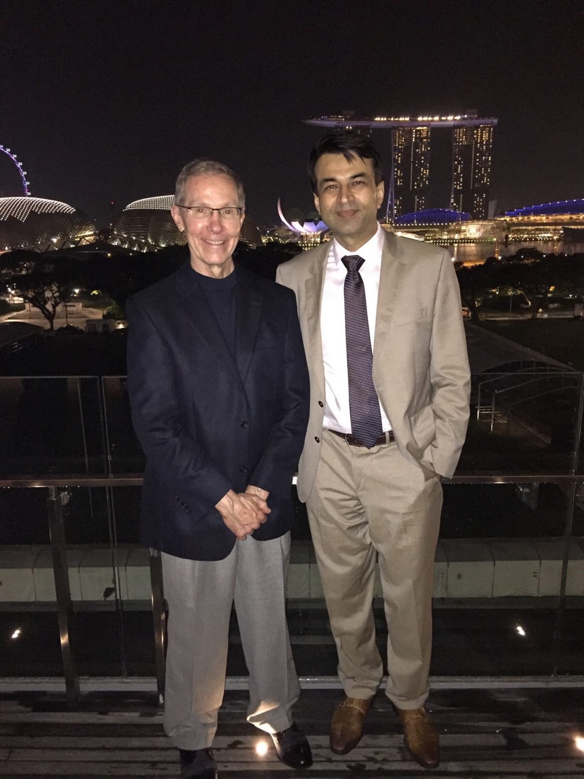 Dr Sandeep felt privileged to welcome his teacher and fellowship mentor, Dr Shan Baker, the acclaimed author of the definitive reference textbooks on Facial Reconstruction and Nasal Reconstruction, to the 11 Days of Facial Plastic Surgery.