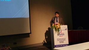 In 2020, Dr Sandeep had the privilege of making a scientific presentation on Facelift as an invited speaker at the 9th World Congress of Facial Plastic Surgery in Taipei, Taiwan. His inclusion as a speaker at this prestigious event underscored his expertise and contributions to the field of Facial Plastic Surgery on an international stage.