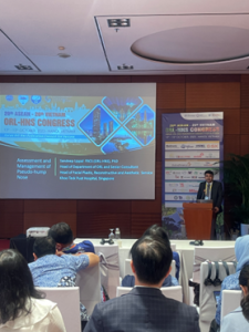 Dr Sandeep was the Chairperson for the session on Facial Plastic Surgery and presented on the topic of Rhinoplasty at the 20th ASEAN ORL-HNS Congress in Hanoi, Vietnam in October 2023.