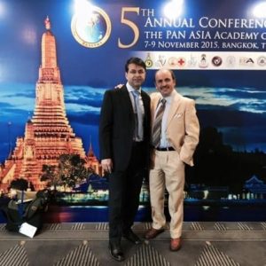 Dr Sandeep had the honour of sharing the stage with the President of the European Academy of Facial Plastic Surgery (EAFPS) as an invited speaker and Session Chair on Rhinoplasty at the 5th Annual Meeting of the Pan Asia Academy of Facial Plastic and Reconstructive Surgery (PAAFPRS) in Bangkok in 2015. This distinguished role underscores his expertise and contributions to the field of rhinoplasty within the international community of facial plastic surgeons, fostering collaboration and knowledge exchange between these esteemed organizations.