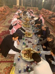 Dr Sandeep had the privilege of experiencing the warm and welcoming Saudi hospitality during a traditional Bedouin Feast at the 11th Comprehensive International Rhinoplasty Course in Riyadh, Saudi Arabia. This cultural exchange enriches his professional journey, fostering international connections and mutual respect within the field of rhinoplasty.