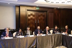 Dr Sandeep at Board Meeting, Pan Asia Academy of Facial Plastic and Reconstructive Surgery in Singapore, 2023.