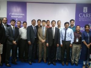 Dr Sandeep was invited as faculty and conducted live surgical demonstrations at the 5th International Rhinoplasty and Facial Plastic Surgery Course in India.