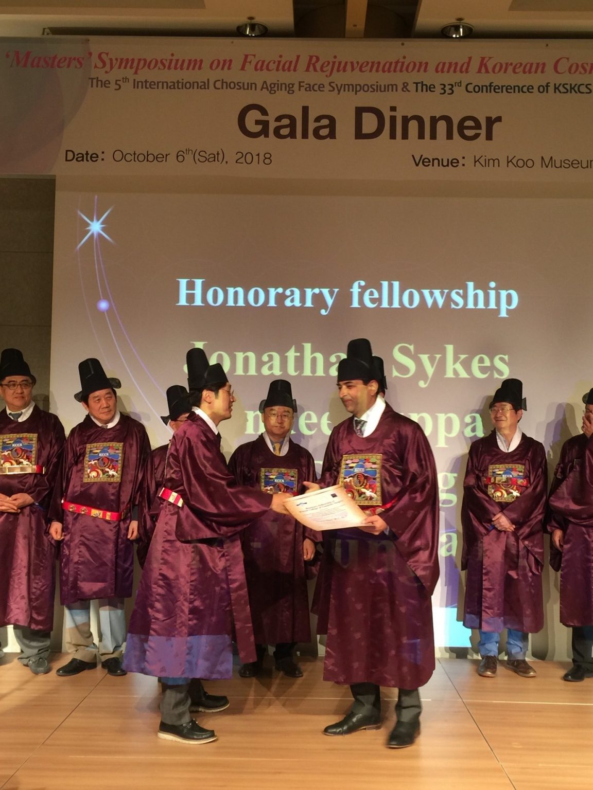 Dr Sandeep was bestowed the Honorary Fellowship of the Korean College of Cosmetic Surgery, acknowledging his significant contributions to Aesthetic Facial Plastic Surgery. Dr Sandeep was honored with the prestigious appointment as the Prof A. Mahadevaiah Honorary Chair in Facial Plastic Surgery for the term 2023-2024. This distinguished recognition not only reflects his exceptional standing in the field of Facial Plastic Surgery but also acknowledges his significant contributions to advancing the field on a global scale.
